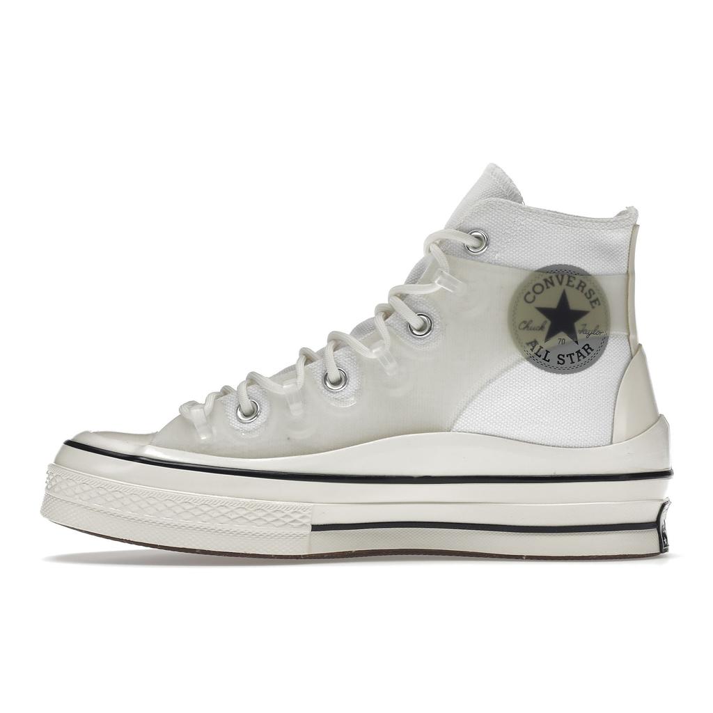 Converse Chuck 70 Utility High Hybrid Function - Egret Unisex Sneakers White Black 172255C