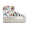 Classic Platform Boot Pop Sketch Women Sneakers White 1153065-WHT
