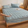 Thicken Quilted Mattress Cover Non-slip Three-layer Structure Brushed Cotton Bedspread On The Bed Queen King Size Sheet