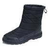 Down High-top Snow Boots Men's Winter Down Thickened Warm Large Size Northeast Waterproof and Non-slip Men's Cotton Shoes