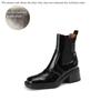 Fashion Winter Women Shoes Chelsea Women Boots Round Toe Chunky Heel Boots Platform Boots Retro Bullock Ankle Boots