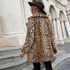 Leopard Print Imitation Fur Coat Women's Wool Coat Women's Coat Autumn and Winter New