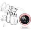 Double Electric Breast Pump,Portable Backflow Prevention Breast Pump,Rechargeable Milk Pump with 2 Modes and 9 Speed Levels,BPA-Free