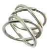 Steel Ring 'Choreography' Silver - 18 Mm