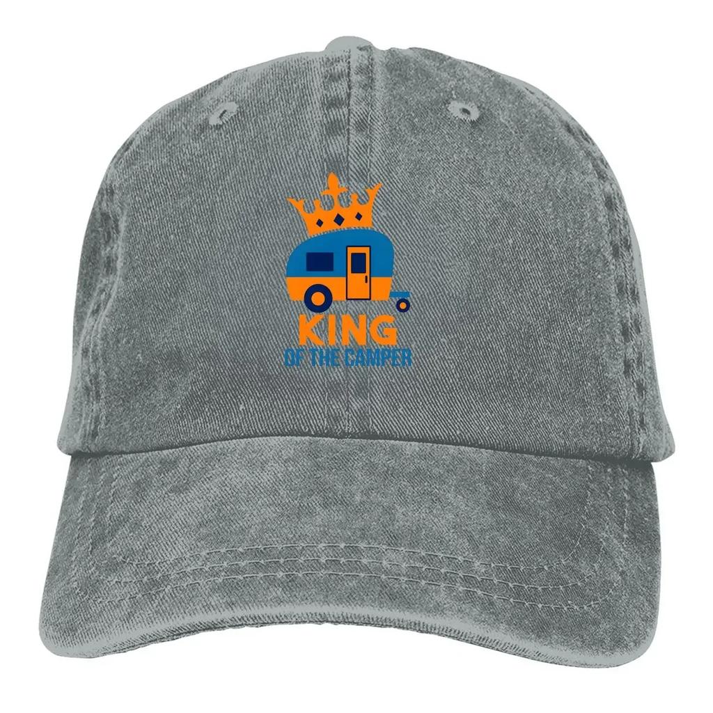 Summer Cap Sun Visor Kinf Of The Camper Hip Hop Caps Camper Camping Cowboy Hat Peaked Hats