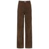 Corduroy Baggy Joggers Women Vintage Wide Leg Pants Brown Low Waist E Girl 90s Aesthetic Trousers Female Sweatpants