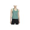 Swoosh Solid Color Round Neck Padded Casual Sports Sleeveless Vest Women Tops Coastal-Blue DV9898-361