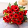 3 Pcs Real Touch Artificial Daisy Flowers Fake Bouquet for Home Decorations Simulated Flowers Faux Floral Daisy Bouquet Pack for Decor