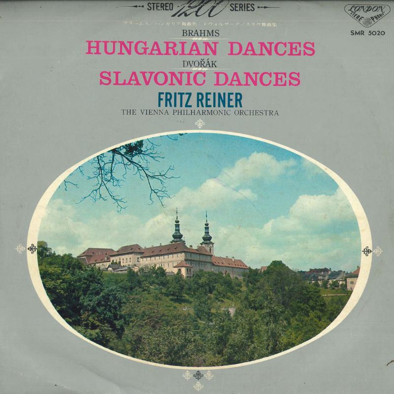 LP Record FRITZ REINER, VIENNA PHILHARMONIC O - Brahms: Hungarian Dances / Dvorak:  SMR5020 LONDON Japan Classical Used