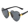 Child Rimless Frame Sunglasses Children Kids Gray Pink Red Lens Fashion Uv400 Protection Eyewear