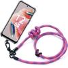 Case with Lanyard - E.F.CONNECTION - For Xiaomi Redmi Note 12 5G - Scratch Protection - Shockproof - Pink