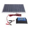 Solar Panel 10W 12V Polycrystalline IP65 Waterproof Portable 30A Solar Charge Controller for Outdoor