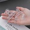 Acrylic Simple Transparent Food Storage Clip Dovetail Clamp Long Tail Clip Memo Folder