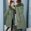 Women's Winter Parka with Detachable Inner Lining, Korean Style Long Loose Plus Size Thickened Cotton Coat