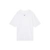 Solid Color Short Sleeve Crew Neck T-Shirt Women Tops White DX7911-100