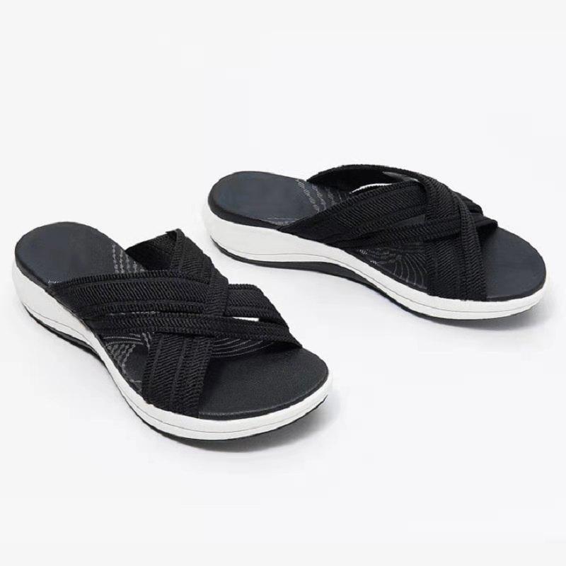Women Sandals Open Toe Mesh Ladies Wedges Shoes Casual Outdoor Beach Sandalias Female Footwear 2024 Mujer Zapatos456t