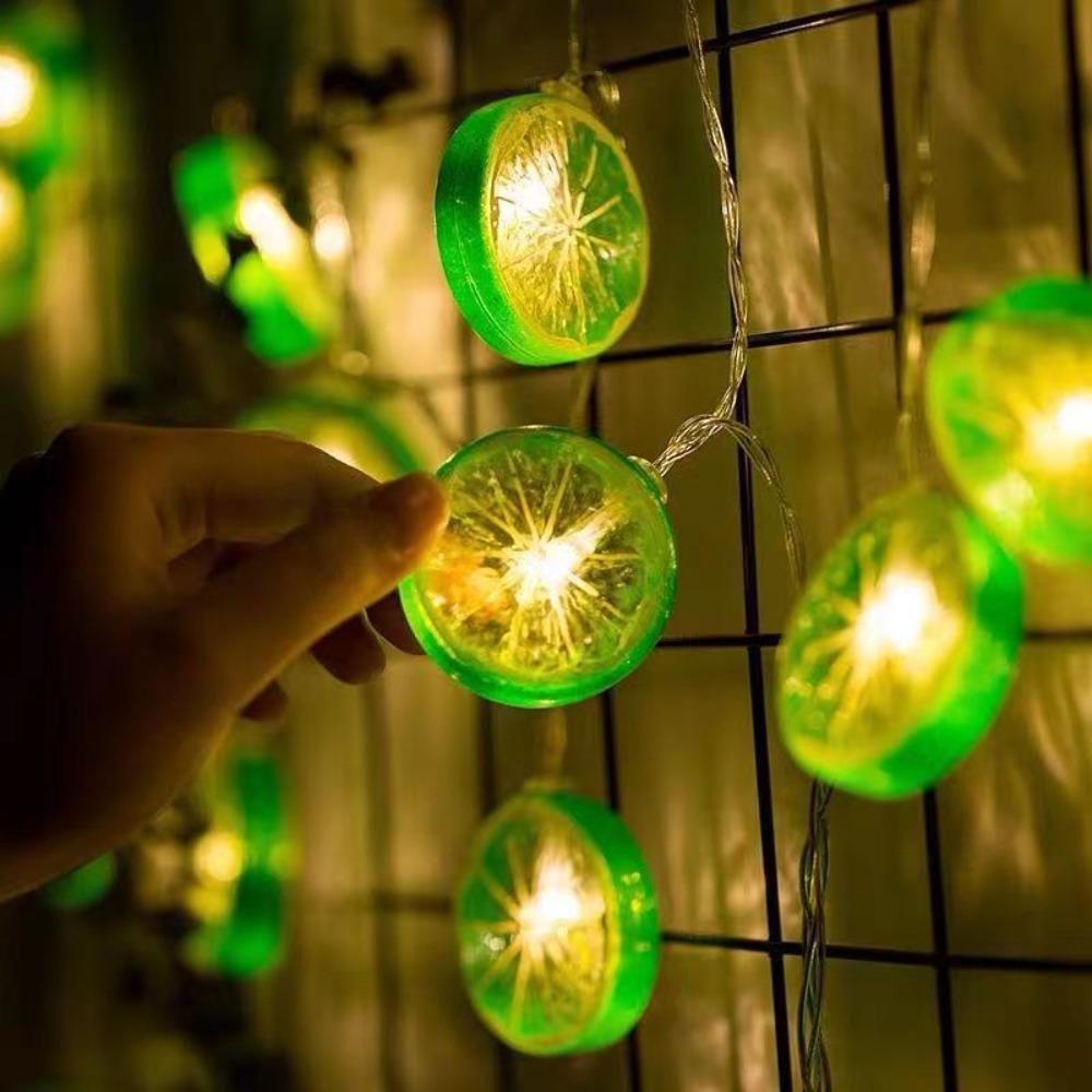 2m Lemon Orange Light Lemon-shaped Decorative Lights Quality Fairy Light Yard
