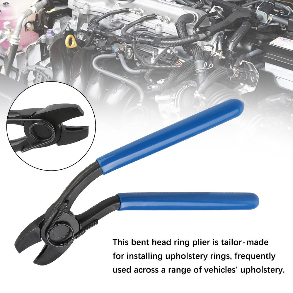 Special Pliers Arched Ring Caliper Curved Hog Ring Plier Open Angled Closing Spring Garage Removal Tools Motorcycle Accessories