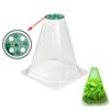 10Pcs Pest Control Plant Growth Protection Frost Prevention Plastic Plant Protection Cover Transparent Flowerpot Cover