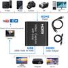 4K HDMI Video Capture Card, USB 2.0 Game Capture Card 1080P Capture Adapter For Streaming, Teaching, Video Conference Or Live