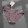 FINETOO 1PC Women's Cotton Panties S-XL Low-Rise Waffle Underwear Sexy Letter Briefs Ladies Comfortable Panties Female Lingerie