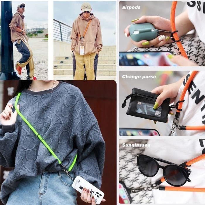 Coque - PROSHOP - pour Samsung Galaxy A55 5G - Antichoc - Silicone Transparent - Lanière Amovible Rose