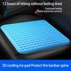 Cooling Gel Car Mat Ice Gel Car Seat Cushion Soft Absorbs Pressure Points Cushion for Cars RVs Trucks SUVs