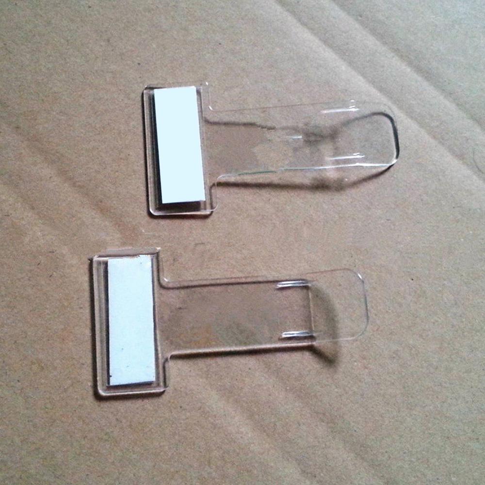 5 Pieces Transparent Car Parking Ticket Holder Clip Plastic Timing Ticket Holder Car Windshield