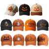 Halloween Unisex Baseball Hat for Women Men Pumpkin Embroidery Baseball Cap Gift Giving Unisex Newsboy Cap