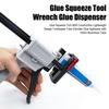 Glue Squeeze Tool ABS Construction Lightweight Design Toothpaste Tube Extruder Glue Applicator with 100ml Aluminium Tube