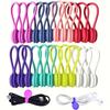10pcs Colorful Magnetic Silicone Cable Ties - Reusable Cord Organizer for USB, Headphones & Keychains - Cable Organizer, Durable Magnetic Closure