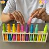 1 SET Color Challenge Bottle Puzzle Set with Memory and Logic Training Content - Color Scheme Strategy Board Game