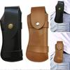 Leathers Sheath Knife Case Pocket Holsters Folding Knife Sheath Camping Knife   Hunting Knife Holder Tool Accessories with Buckle