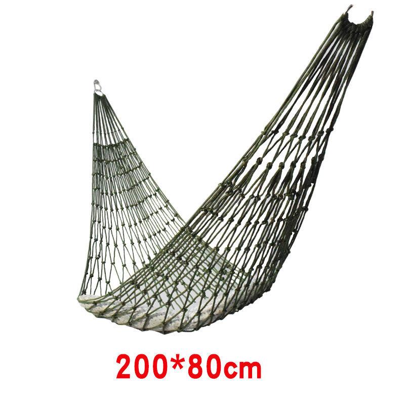 Гамак из нейлоновой веревочки сетчатый для на открытом воздухе сетчатой кровати для сна с веревкой