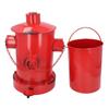 Fire Hydrant Trash Can Decorative Retro Industrial Style Indoor Outdoor Iron Waste Bins with Bucket