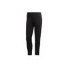 Solid Color Side Zipper Cropped Sports Pants Women Bottoms Black DM4459