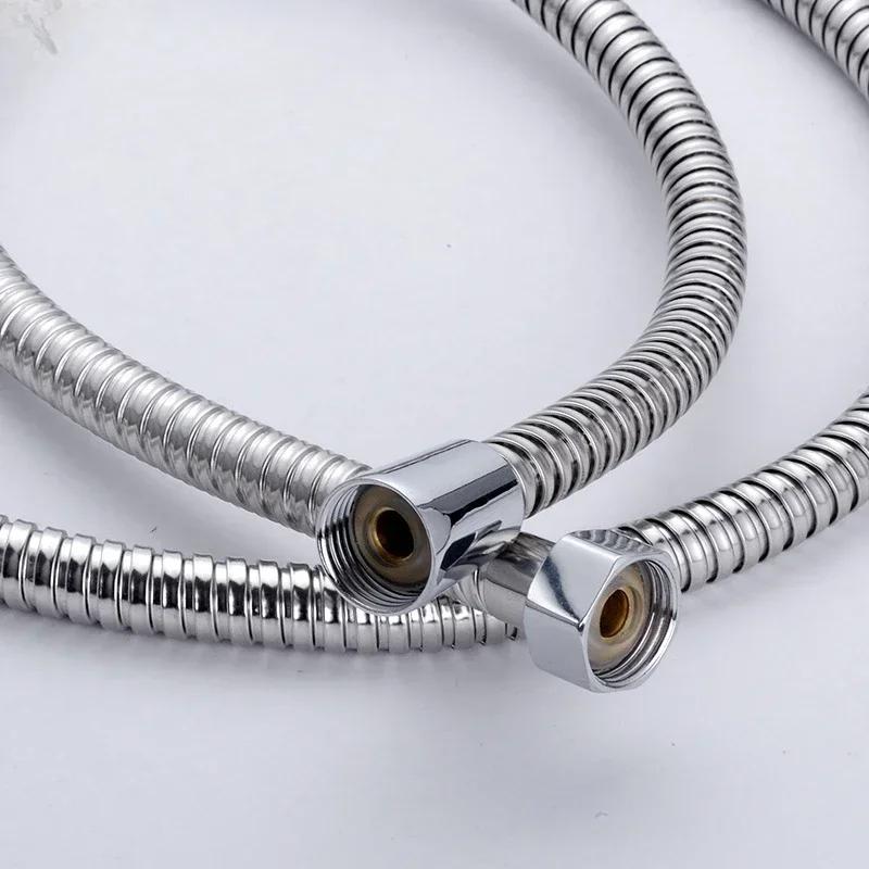 1.5M/2M/3M Stainless Steel Shower Hose High Quality Faucet Flexible Showers Hose Bathrooms Shower Hose Bathroom Accessories