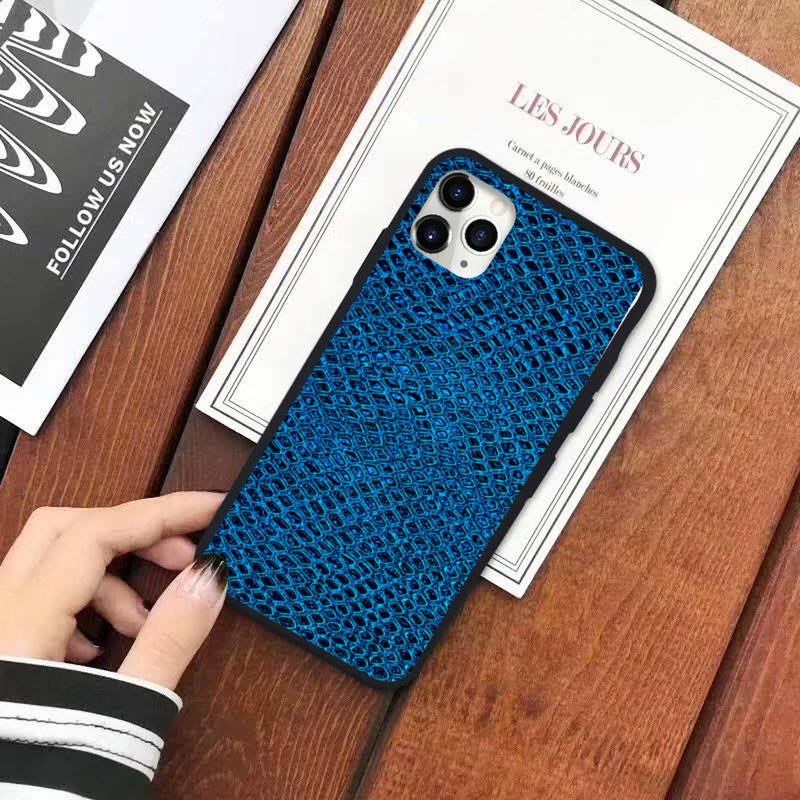 Snake Skin Print Animal Phone Case for iPhone 11 12 13 Pro XS MAX 8 7 6 6S Plus X 5S SE 2020 XR