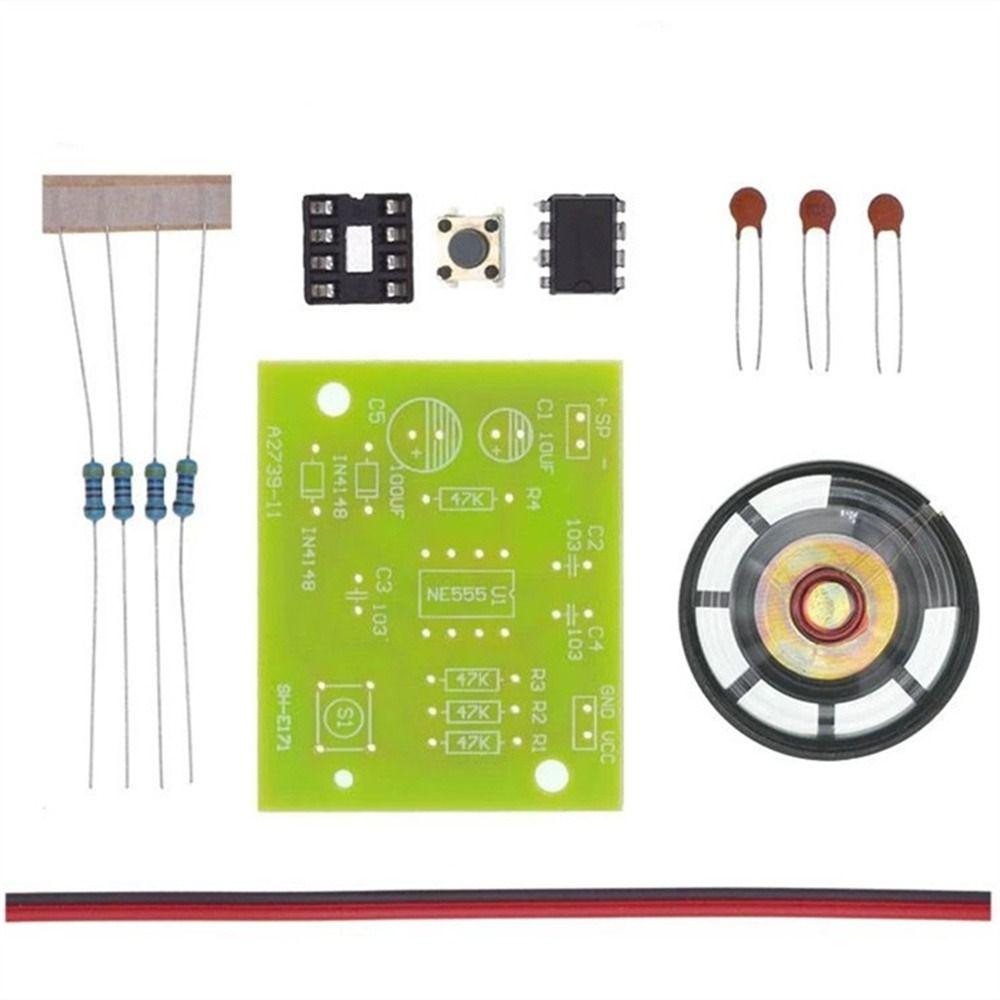 Doorbell Kit NE555 Doorbell Suite Ding Dong Doorbell Digital Doorbell Making Kit DIY Doorbell Kit