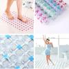 1PC PVC Anti-skid Bath Mats Soft  Shower Mat Massage Mat with Suction Cup Non-slip Bathtu Bath Mat Bathroom Accessories