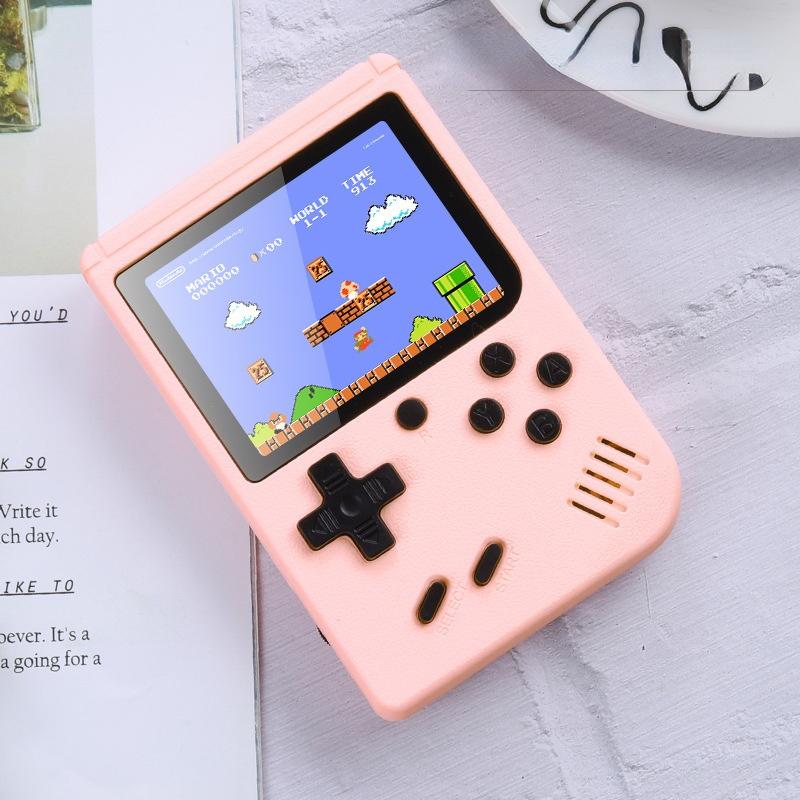 Macaron Handheld Game Console Children's Student Nostalgic Toy 500 In One Retro Mini Handheld Game Console