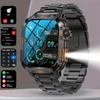Smart Watch QTLLBT Bluetooth Call Flashlight IP68 Waterproof, Military Watch 100+ Sports Mode Sleep, Heart Rate, Blood Oxygen Detection