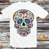 Sugar Skull Calavera Art Mandala Present Funny T Shirt B559