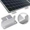 4PC/Set Z-type Units Using Solar Panel Mounting Bracket Racks Kit For RV Boat Off Grid Roof Solar Panel Aluminum Alloy Bracket