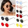 Eyewear UV Protection Circle Glasses Vintage Sunglasses Steampunk Sunglasses Round Sunglasses