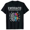 Funny Neurodiversity Autism Brain T Shirts Graphic Cotton Streetwear Short Sleeve Birthday Gifts Summer Style T-shirt Women