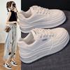 Small White Shoes Women's  Spring Fashion New Casual Sports All-match Thick-soled Heightening Sneakers