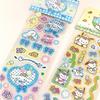 Sanrio Hologram Sticker Set Cinnamoroll Kuromi My Melody Pochacco 4-piece Set, a Popular Character In Korea