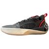 Li Ning All City 12 Encore Sta Comfortable Fit Shock Absorption Durable Low Top Basketball Shoes Men Sneaker Gray Red ABAU029-9