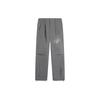 CF Series Casual Solid Color Zipper Straight Loose Knit Sports Pants Men Bottoms AYKU617-1